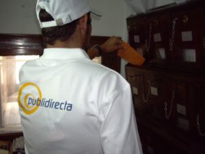 Campaña de buzoneo y reparto de publicidad de Publidirecta