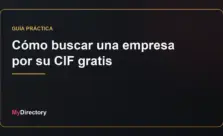 Cómo buscar una empresa por su CIF gratis